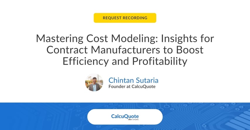 Cost Modeling, Overhead and Markup