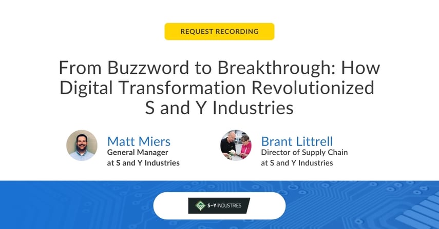 From Buzzword to Project S and Y Industries Digital Transformation