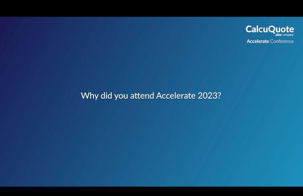 Sam Hogg - Why did you attend Accelerate 2023